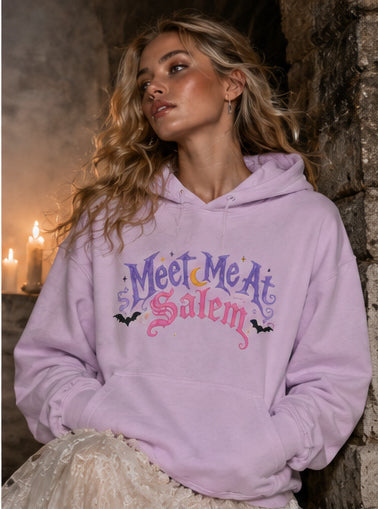 Meet Me In Salem Double Sided Premium Unisex Hoodie