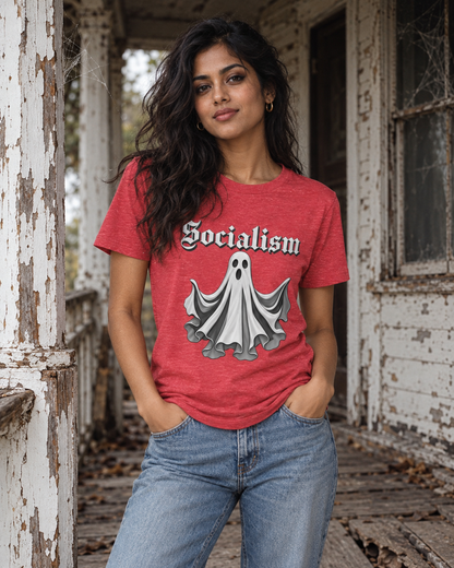 Scary Socialism Short-Sleeve Unisex T-Shirt