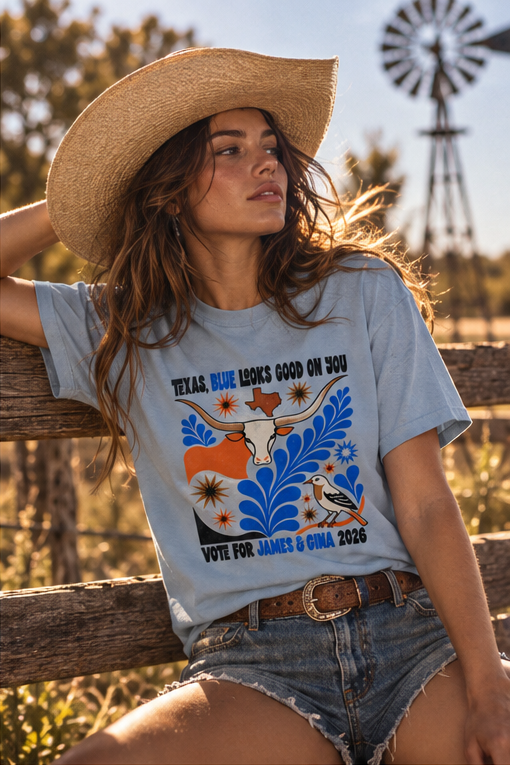 James Talarico For Texas Senate Unisex oversized t-shirt