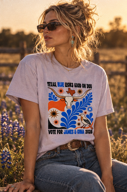 James Talarico For Texas Senate Unisex oversized t-shirt
