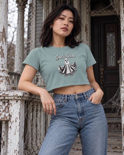Scary Socialism Women’s crop top