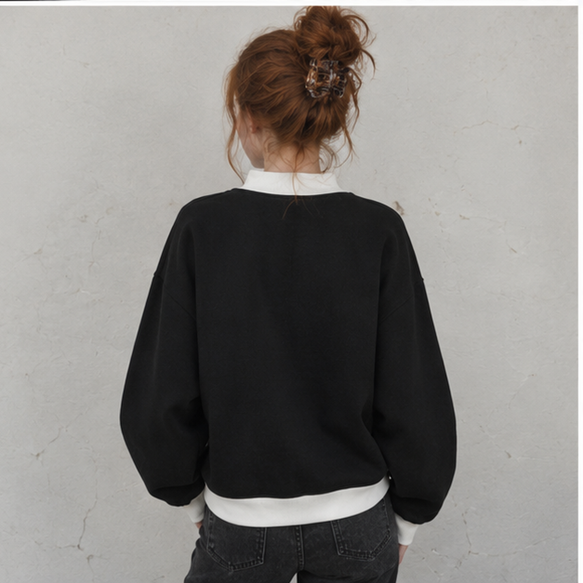 Hocus Pocus Don't Ban Books Mock Neck Crewneck Sweatshirt