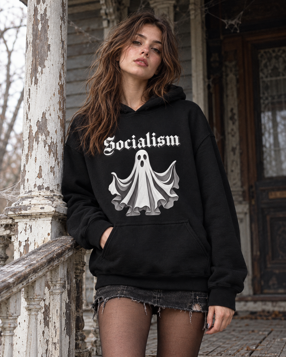 Scary Socialism Unisex Hoodie