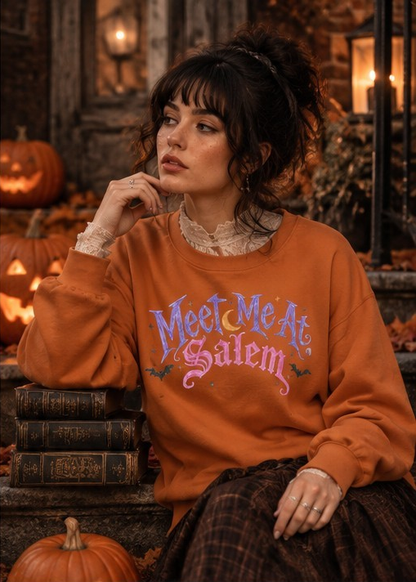 Meet Me In Salem Double Sided Unisex Premium Sweatshirt
