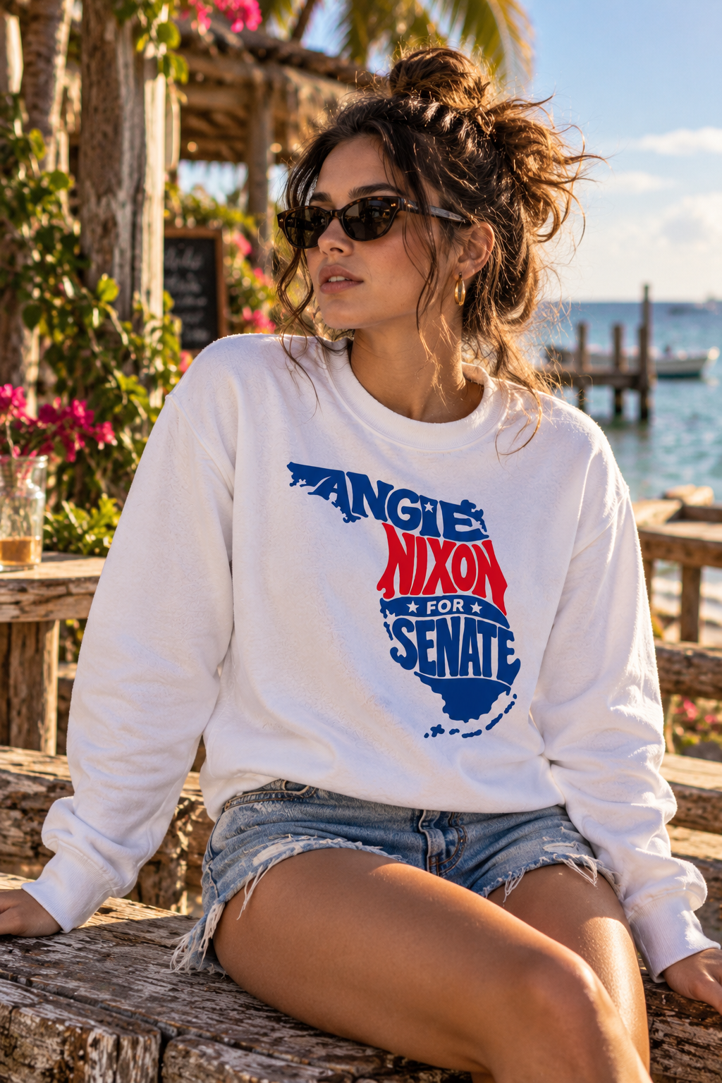 Angie Nixon For Senate Unisex Sweatshirt