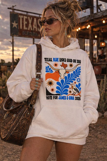 James Talerico For Senate Texas Unisex Hoodie