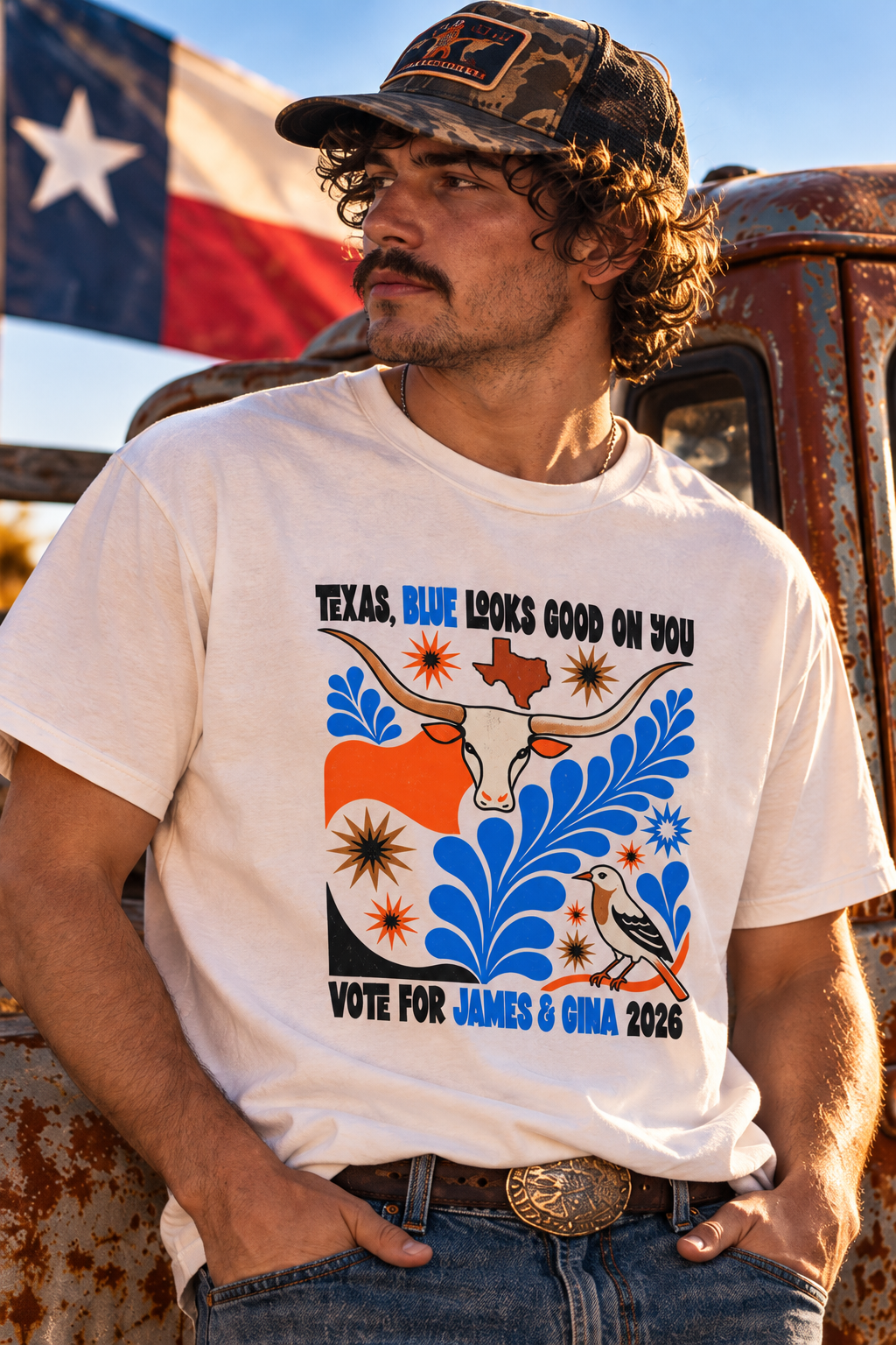 James Talarico For Texas Senate Unisex oversized t-shirt